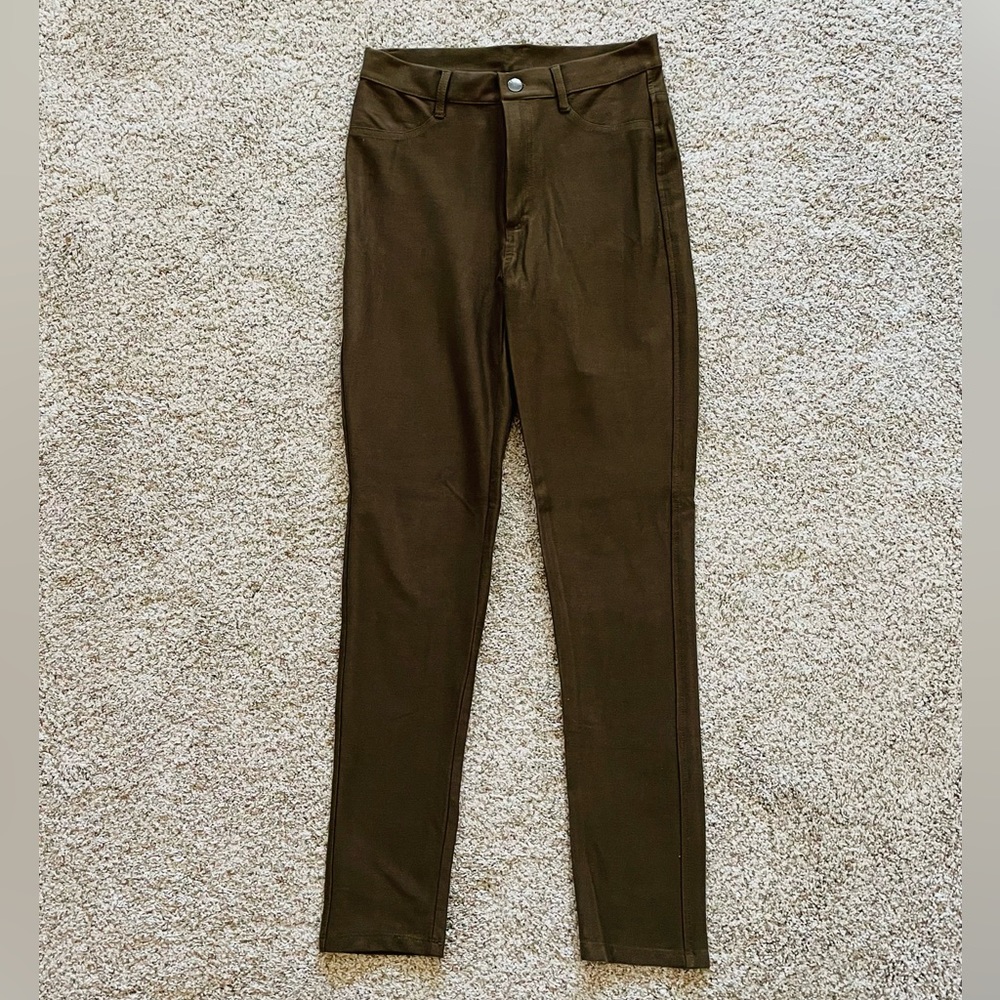 Forever 21 Army Green Jeggings - Skinny